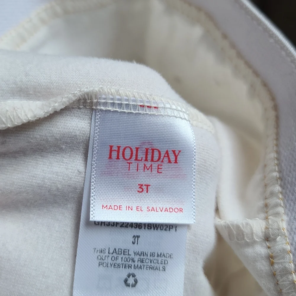 2T & 3T Girls Bundle Minnie Mouse Celestial Print Fleece Dress & Holiday Time - Picture 12 of 14